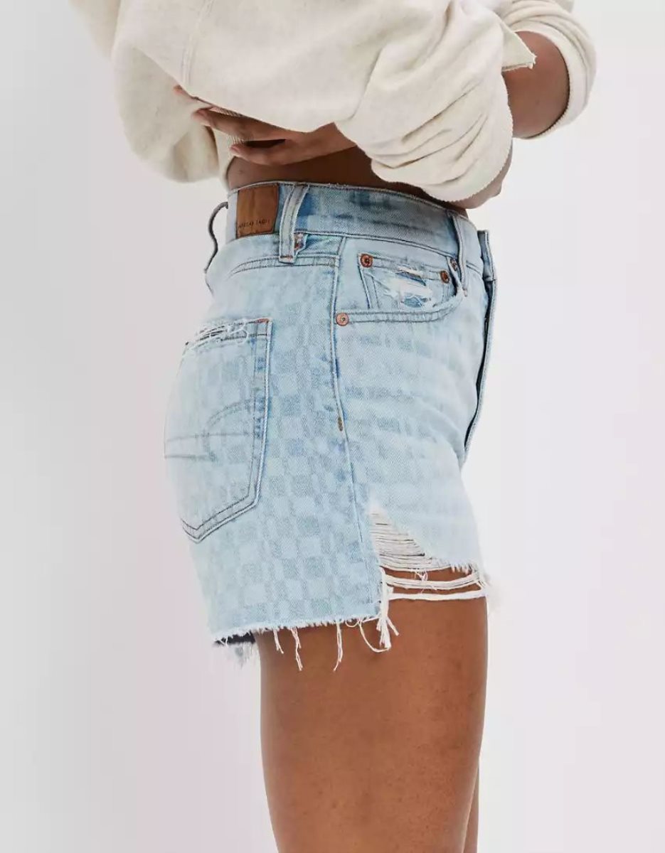 Shorts American Eagle AE Denim Highest Taille '90s Boyfriend Indigo Clair Femme | ZYB-27882497